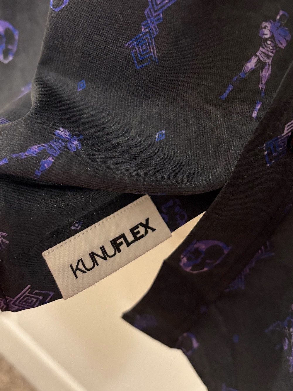 RSVLTS Shirt Mens XL Marvel Black Panther "Vibranium Chief" KUNUFLEX Button Up - Picture 6 of 10